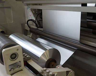 Aluminiumfolie in 6,3-4000 µ x 20-2000 mm. für industrielle Anwendungen